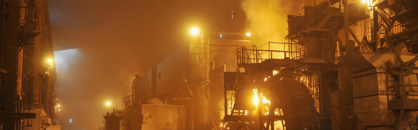 steel plant in Alexandria, Egypt