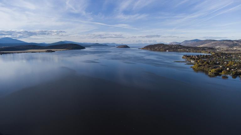 Upper Klamath Lake from Moore Park on Oct. 28, 2021.