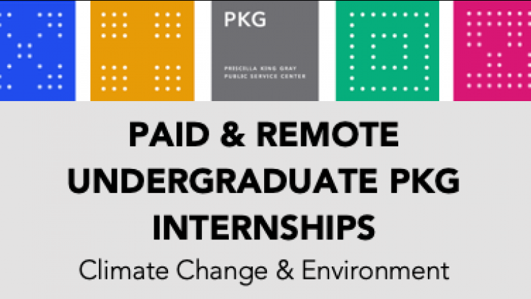 Header: Paid and Remote Undergraduate PKG Internships