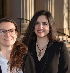 Elizabeth Yarina (left), a doctoral student in the Department of Urban Studies and Planning, and Courtney Lesoon, a doctoral student in the Department of Architecture, have been awarded Fulbright-Hays Scholarships to support their full-time dissertation research abroad.