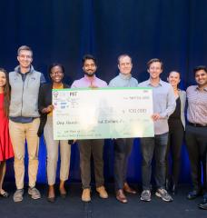 At the 2022 MIT Energy Conference, the grand prize of $100,000 was awarded to a team called Ultropia, which is developing a combined clothes washer and drier that uses ultrasound instead of water for its cleaning.