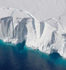 The Getz Ice Shelf in West Antarctica.