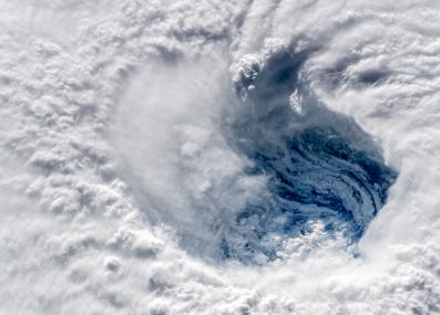 Hurricane Florence, seen from the International Space Station in September 2018